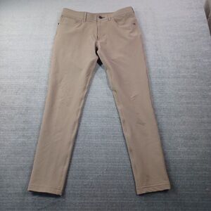 Public Rec Pants Mens 28X28 Beige Chino Workday Tech Straight Leg Stretch Casual